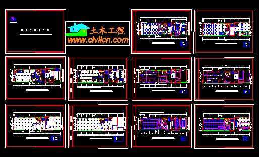 保险公司装饰竣工图免费下载 建筑装修图
